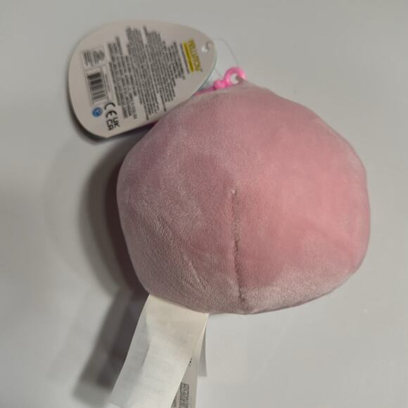 3.5" "Aicha the Seashell" Kellytoy Squishmallows Plush Keychain Clip-On - Picture 2 of 3